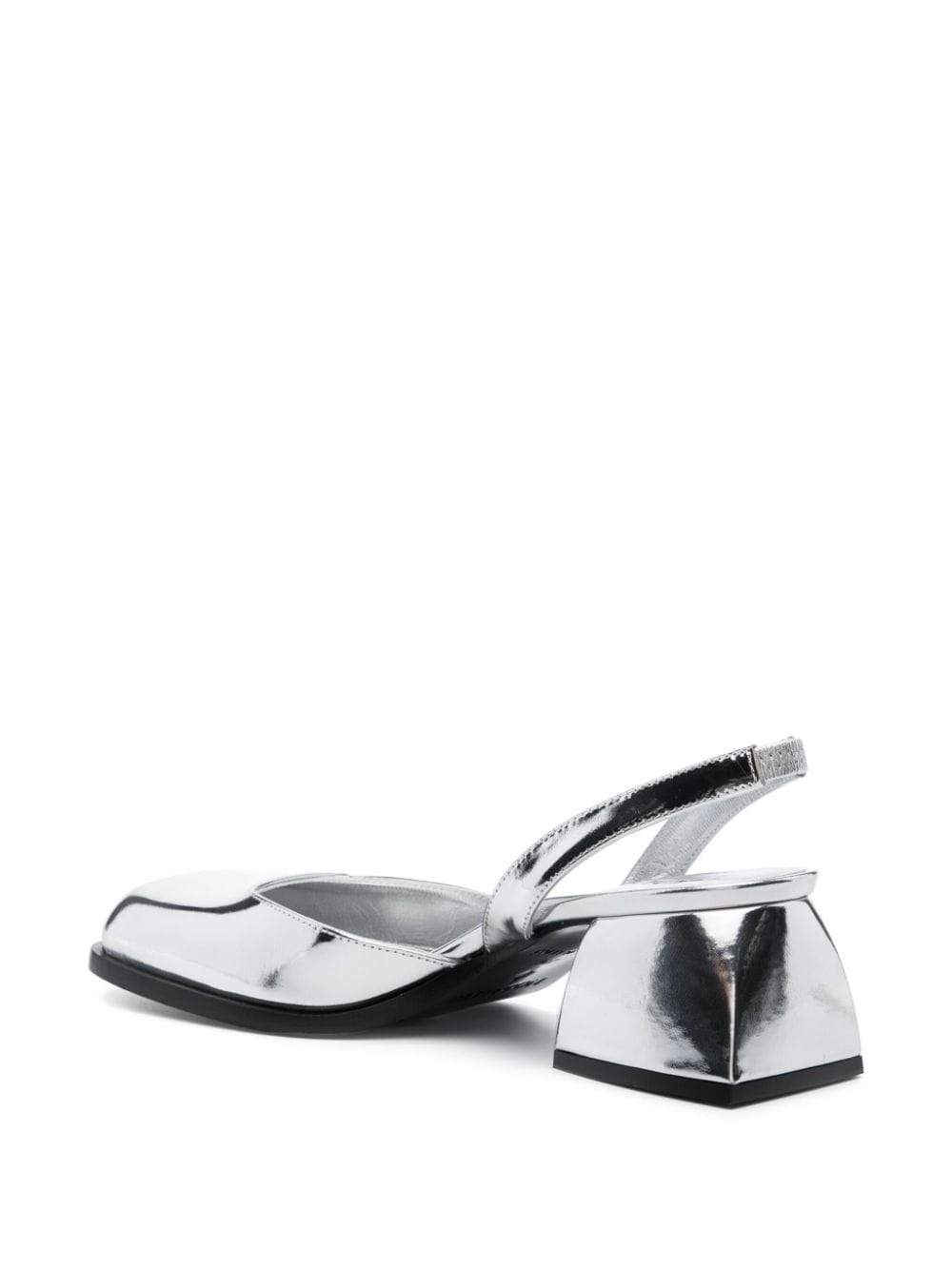 square-toe 60mm pumps - 3