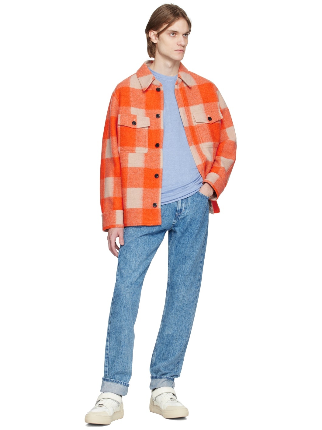 【関税込み】Isabel Marant ブルー Leon Tシャツ Isabel Marant Blue Leon T-Shirt | REVERSIBLE