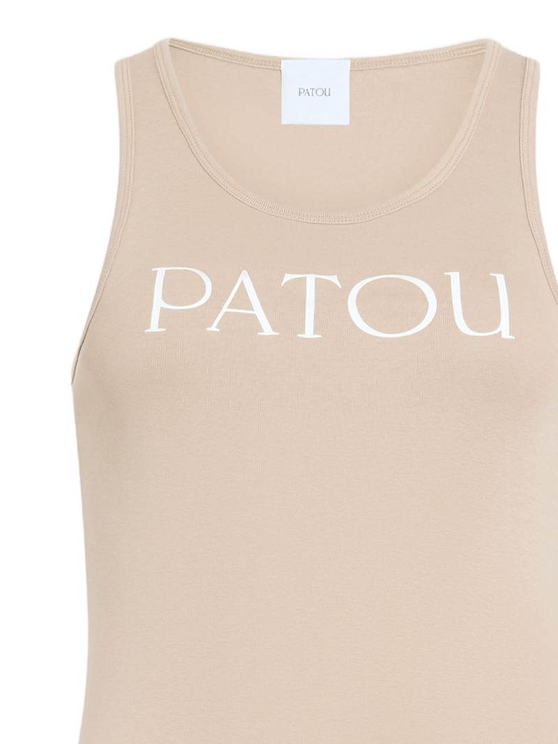 PATOU logo-detail tank top outlook