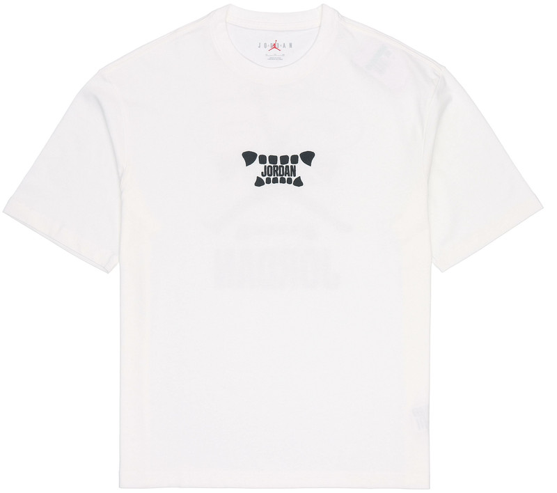 Jordan Air Jordan Round Neck Short Sleeve T-Shirt Unisex White DX5970-100 outlook