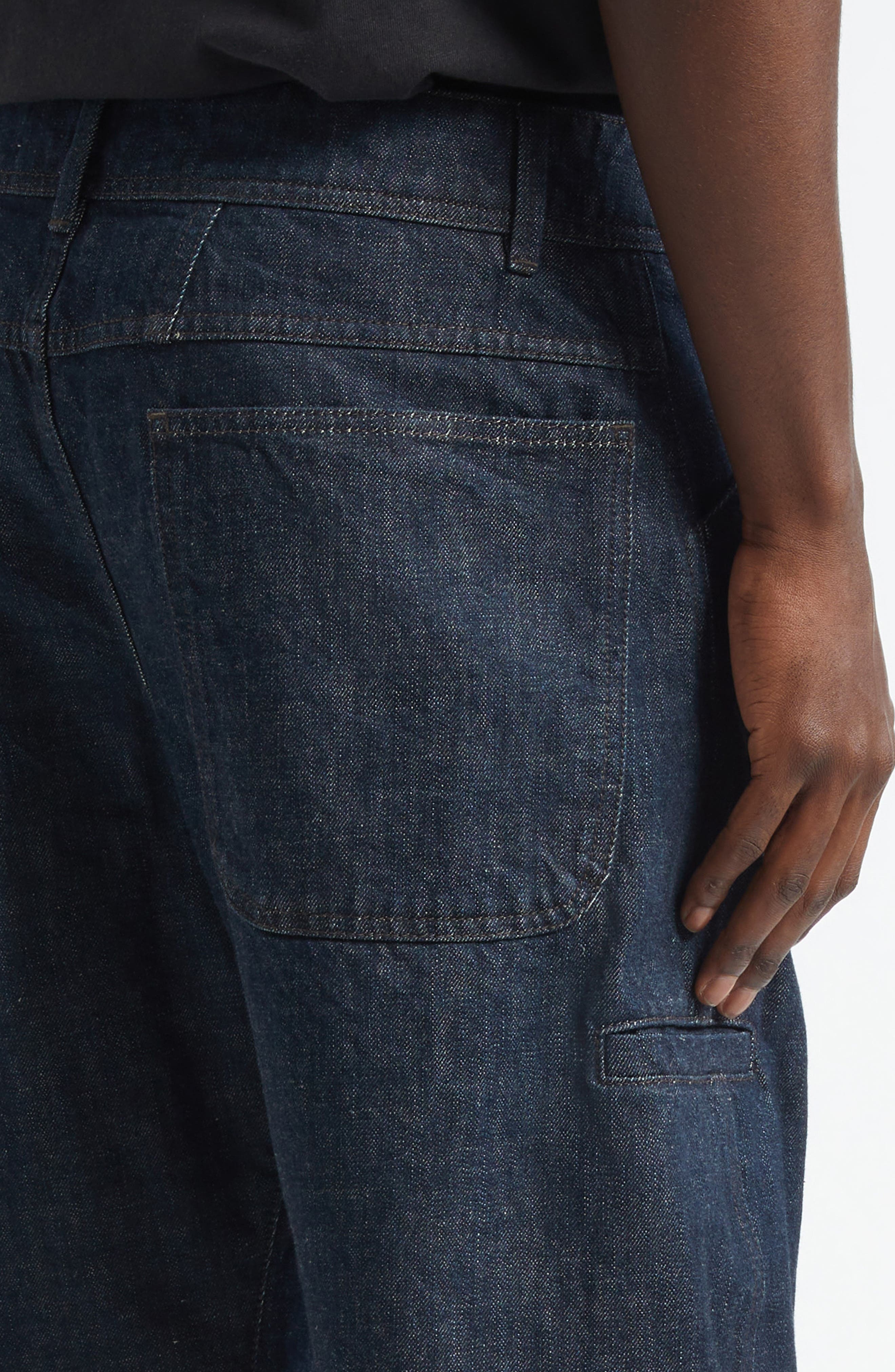 Lemaire Twisted Seam Workwear Jeans in Denim Indigo at Nordstrom - 4