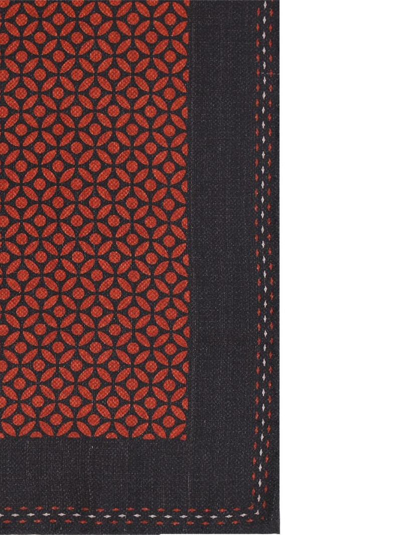Brunello Cucinelli geometric-print scarf outlook