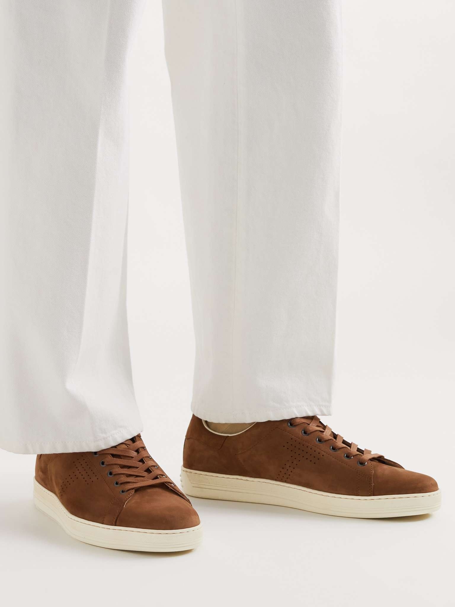 Warwick Perforated Nubuck Sneakers - 2