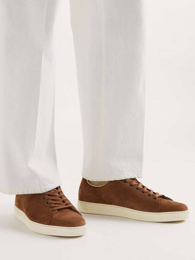 TOM FORD Warwick Perforated Nubuck Sneakers outlook