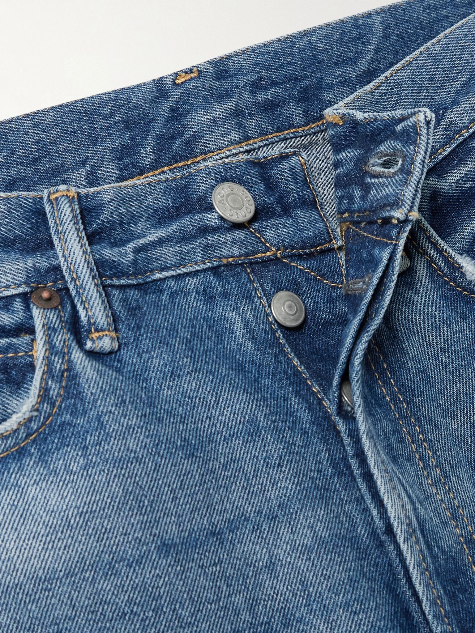 1981 low-rise wide-leg organic jeans Blue - 5