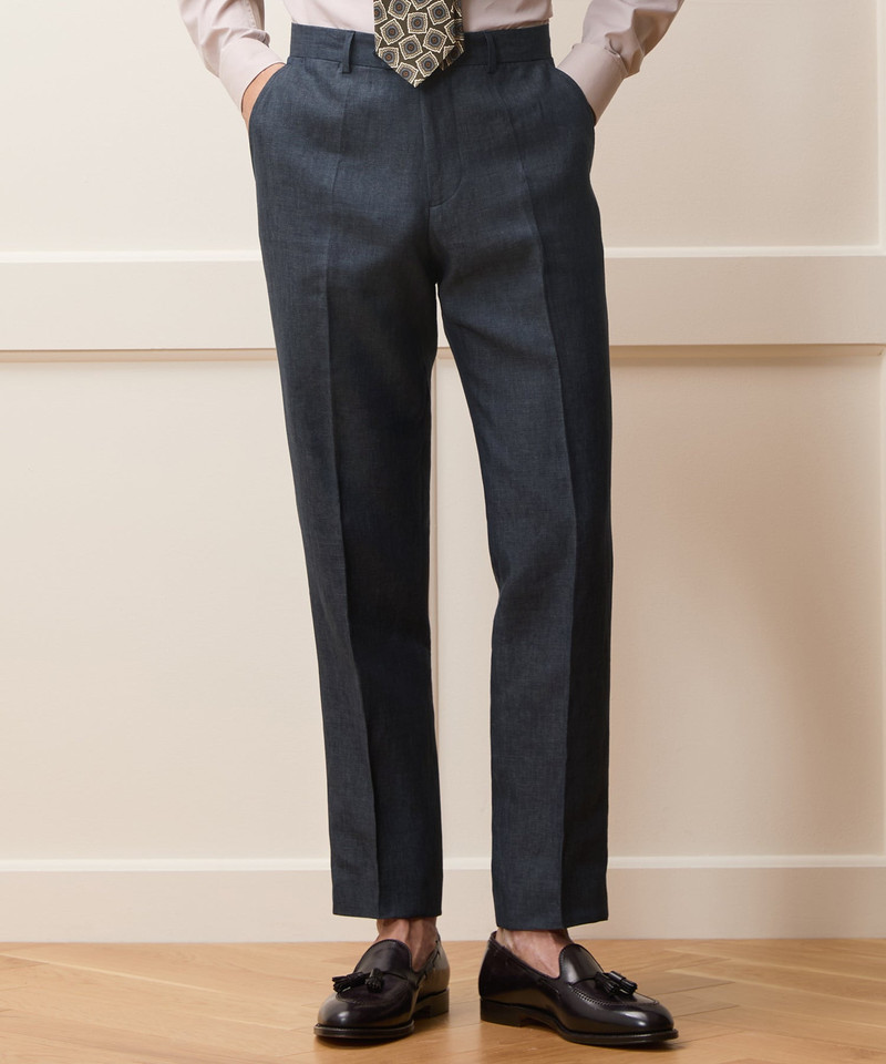TODD SNYDER Italian Linen Sutton Trouser outlook