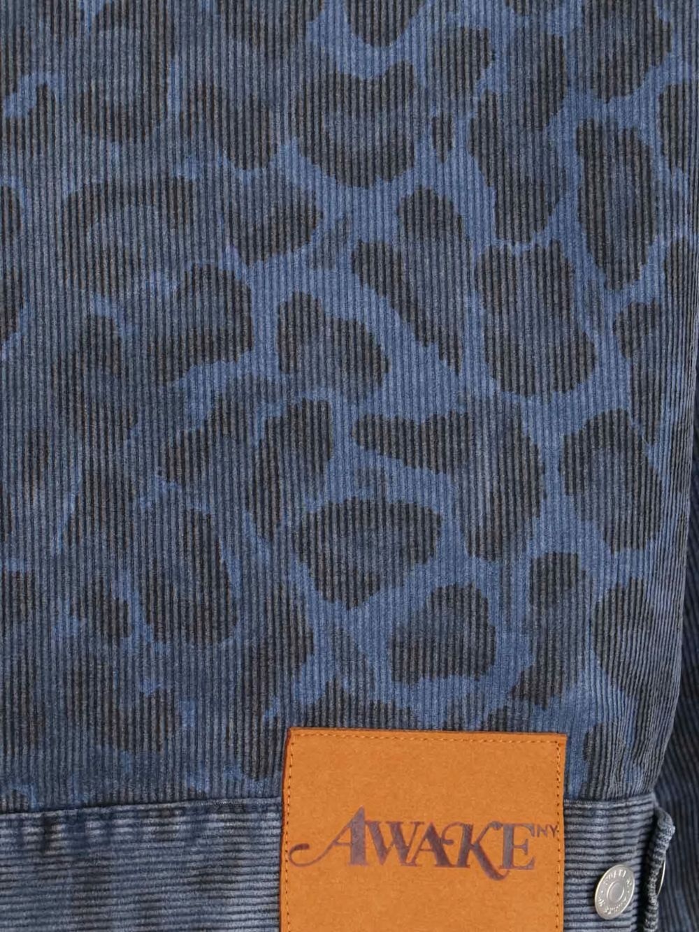 NY leopard-print denim jacket - 5