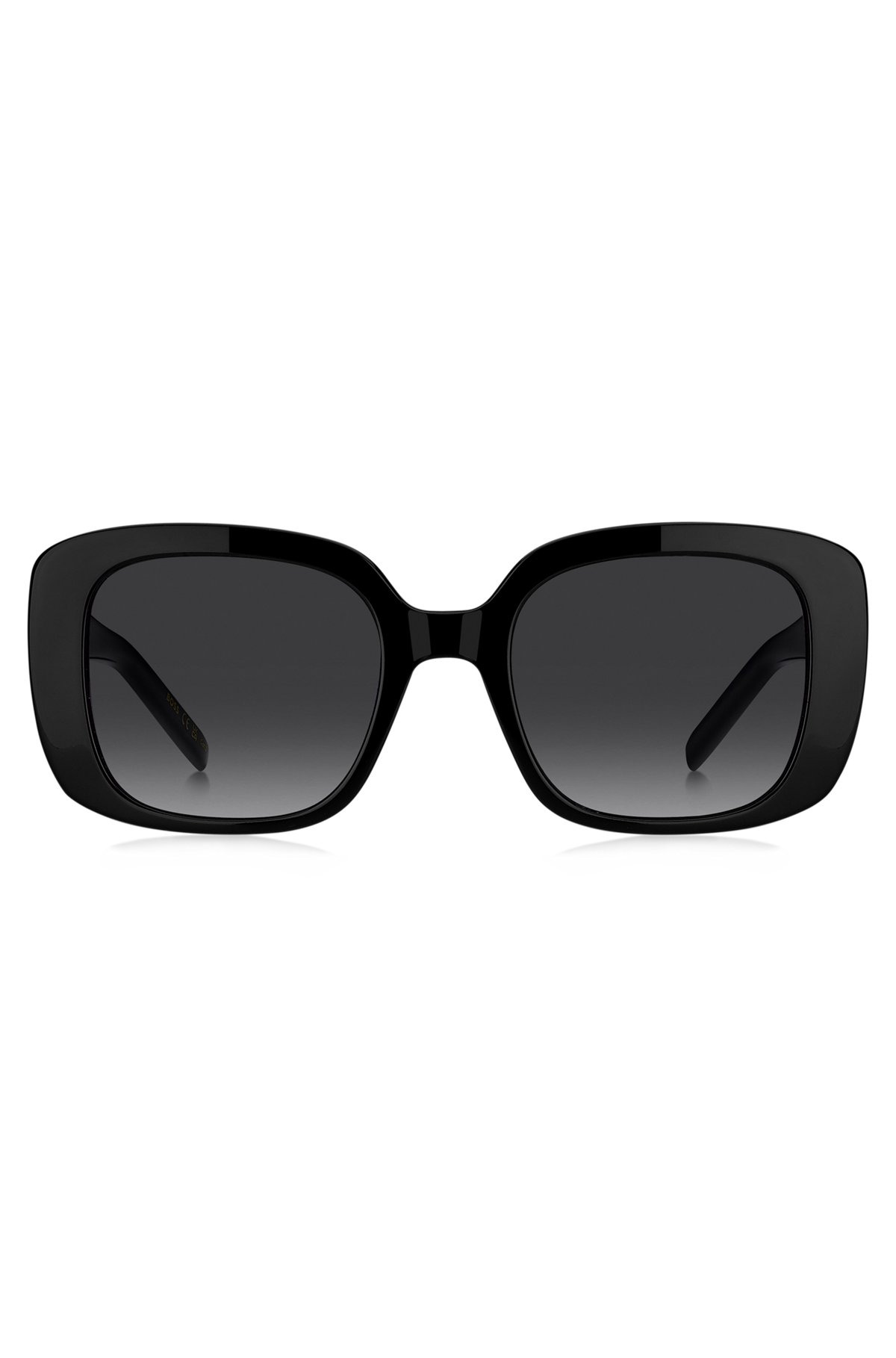 BLACK-ACETATE SUNGLASSES WITH DOUBLE B MONOGRAM - 3