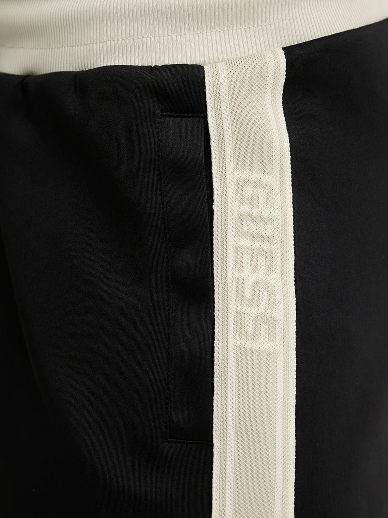 Scuba drawstring panelled shorts 4