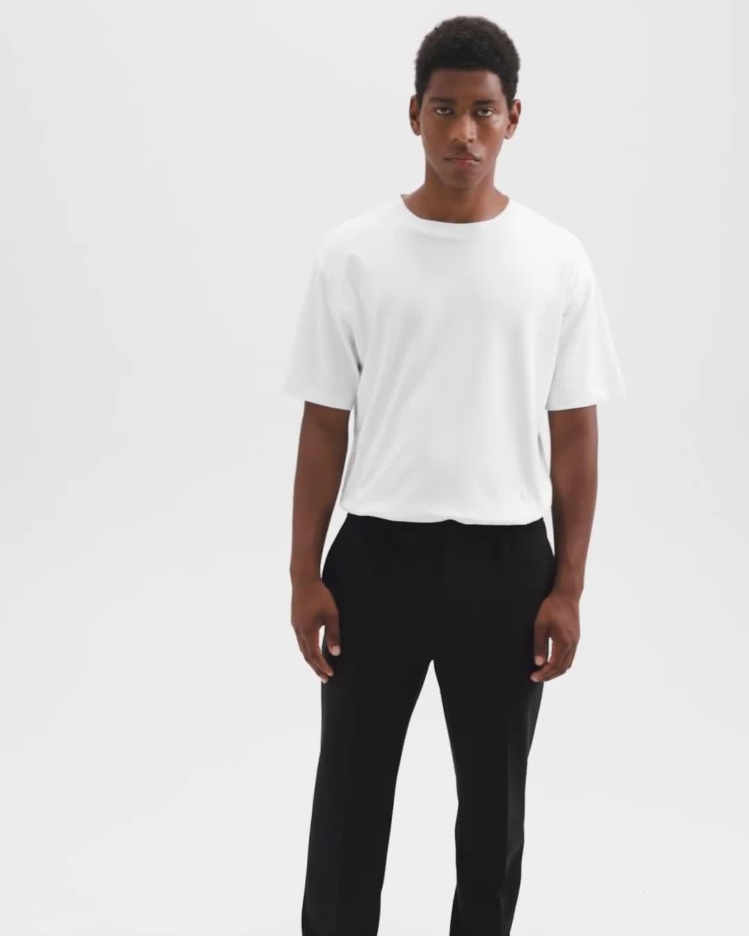 Curtis Drawstring Pant in Precision Ponte - 6