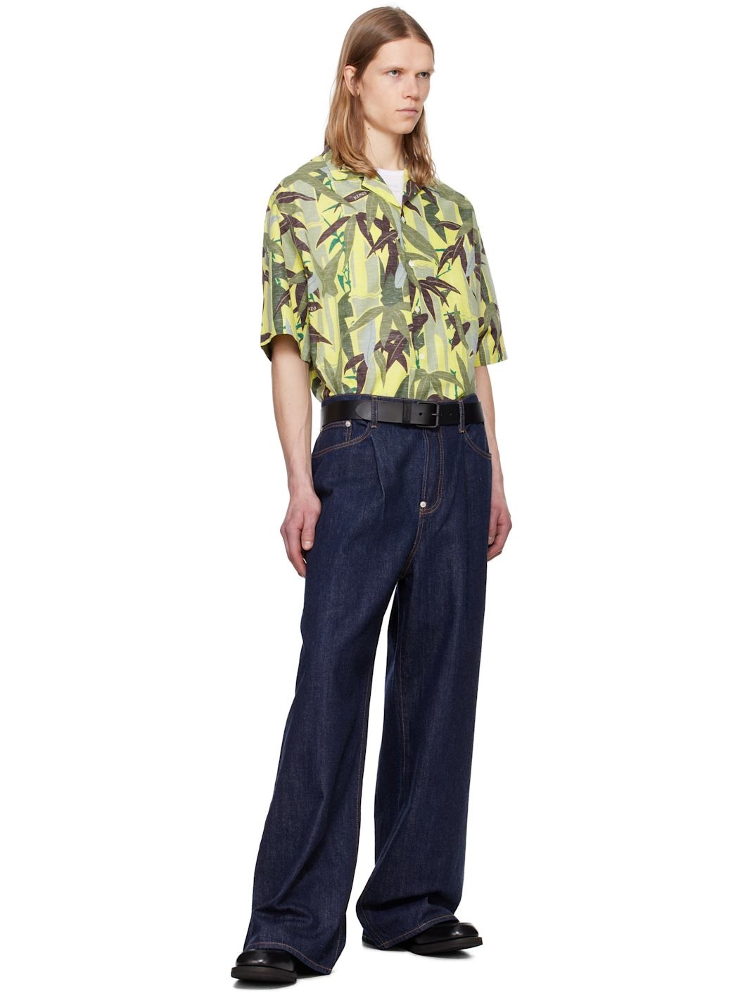 Green  Paris 'KENZO Chiku-Rin Camo' Short Sleeve Shirt - 5
