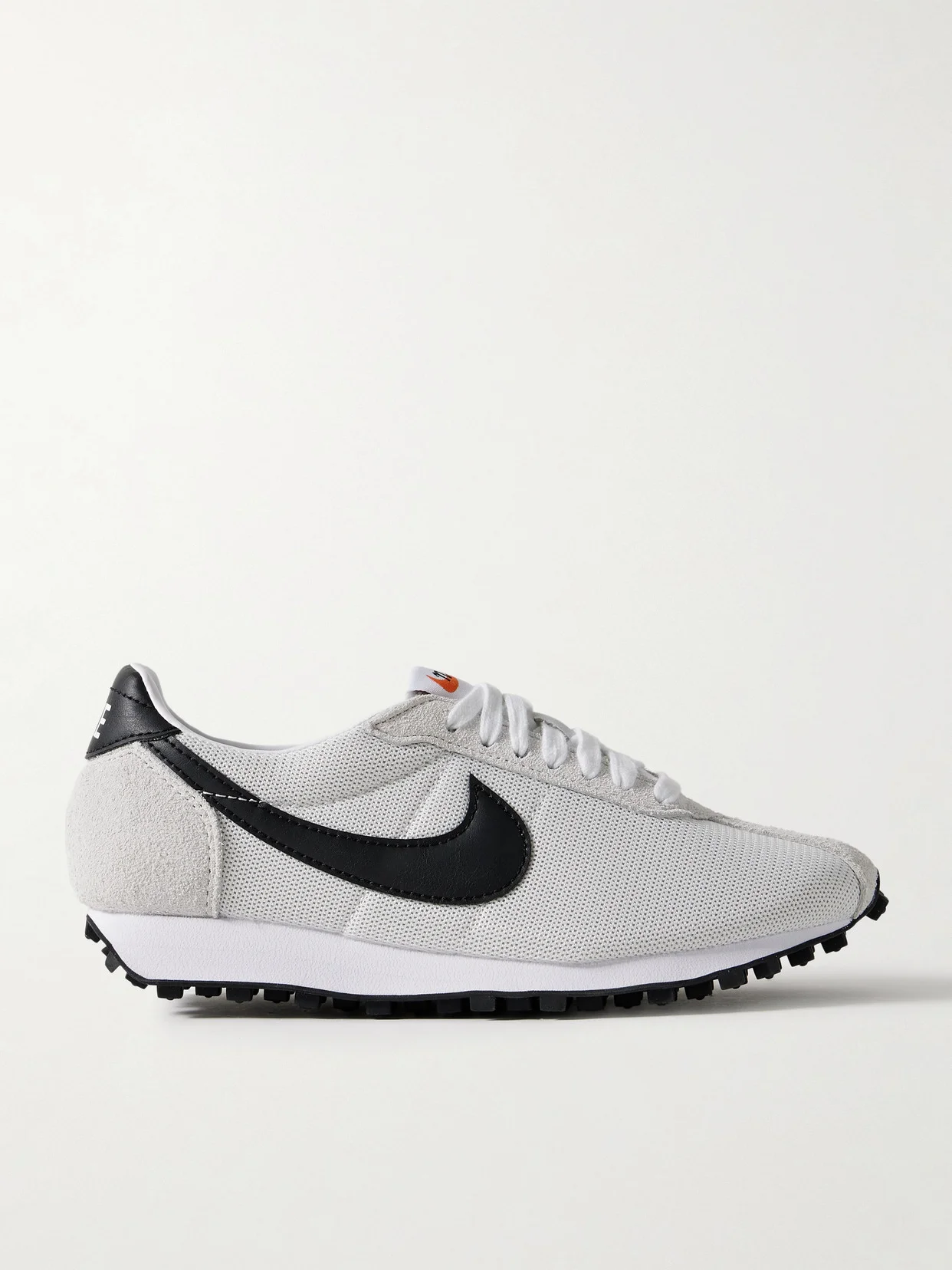 Ld-1000 Leather And Brushed Suede-trimmed Mesh Sneakers - 1
