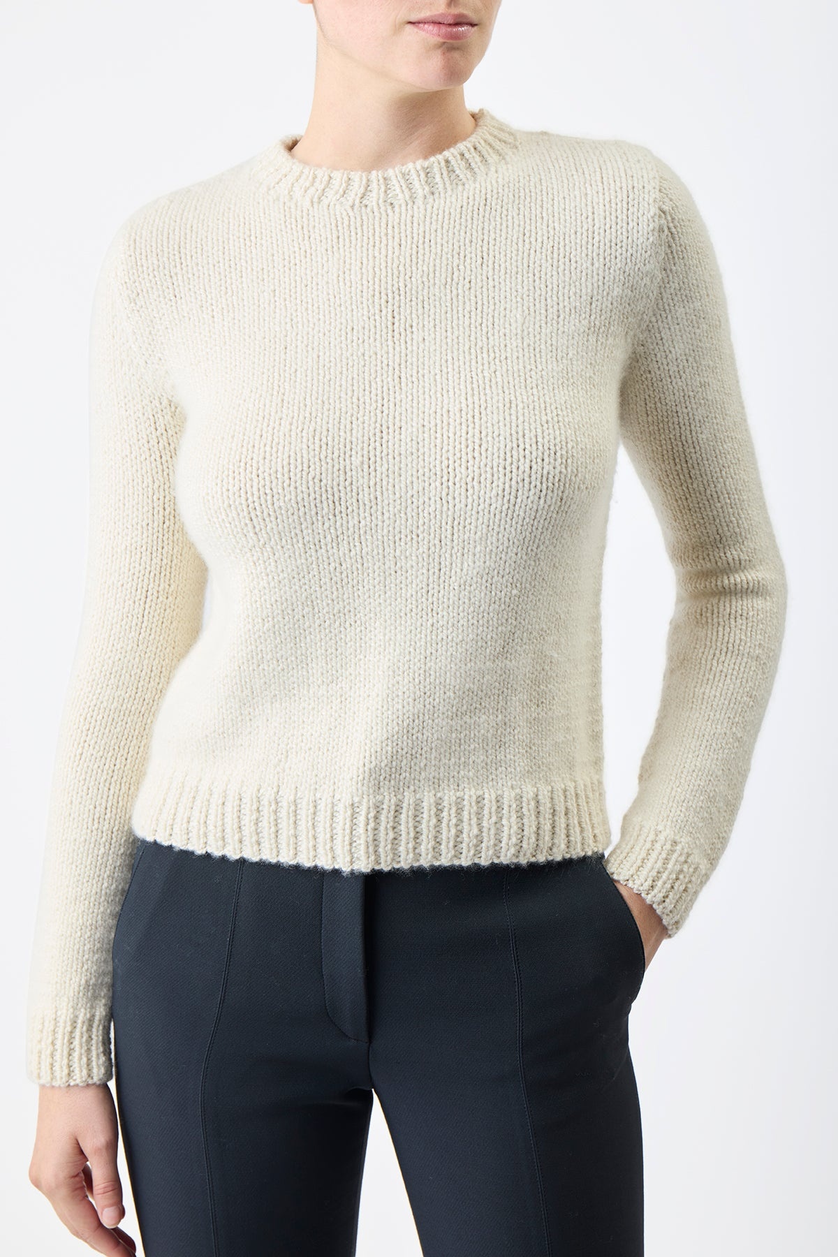 Rhun Sweater in Dense Cashmere - 5