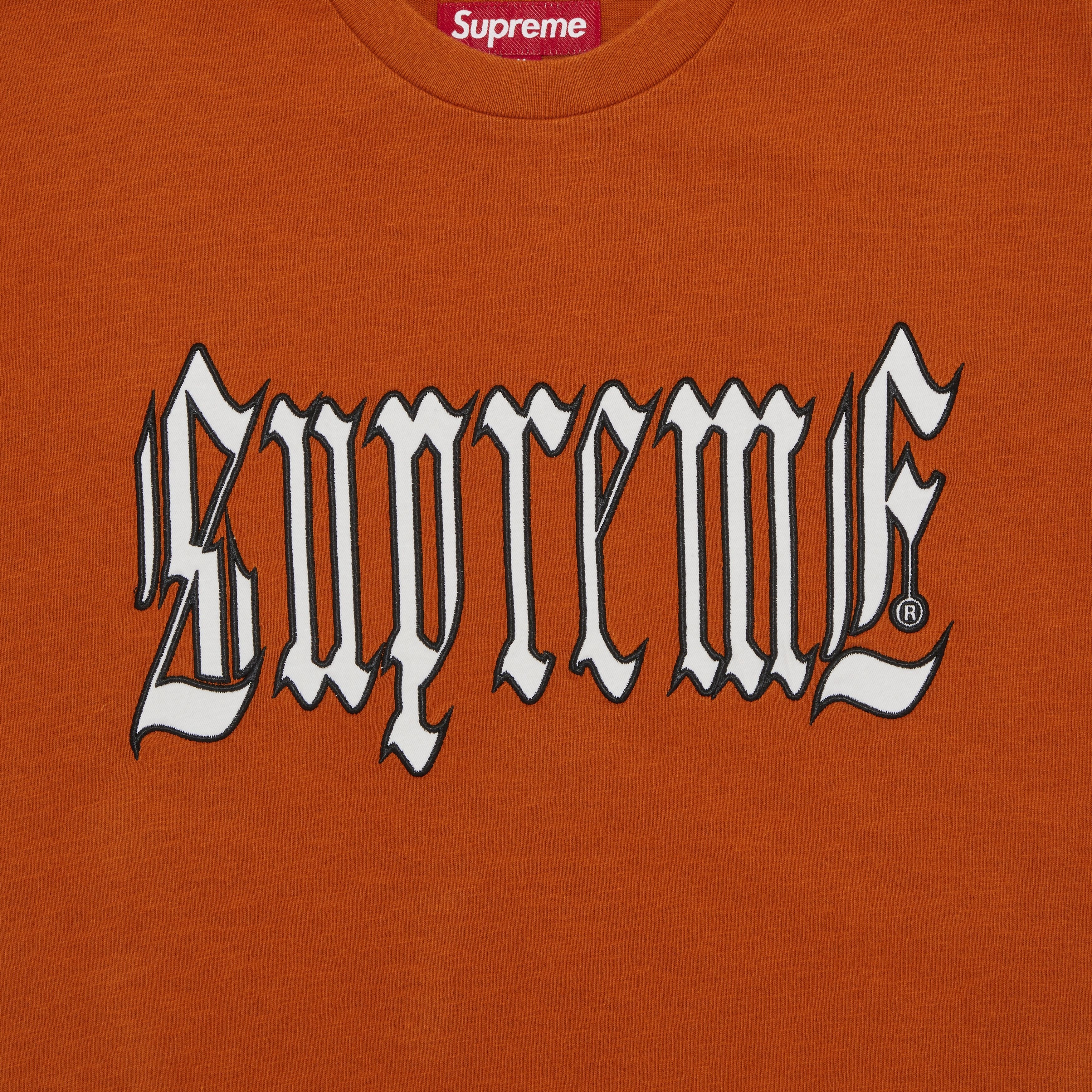 Supreme Old English Short-Sleeve Top 'Rust' - 2