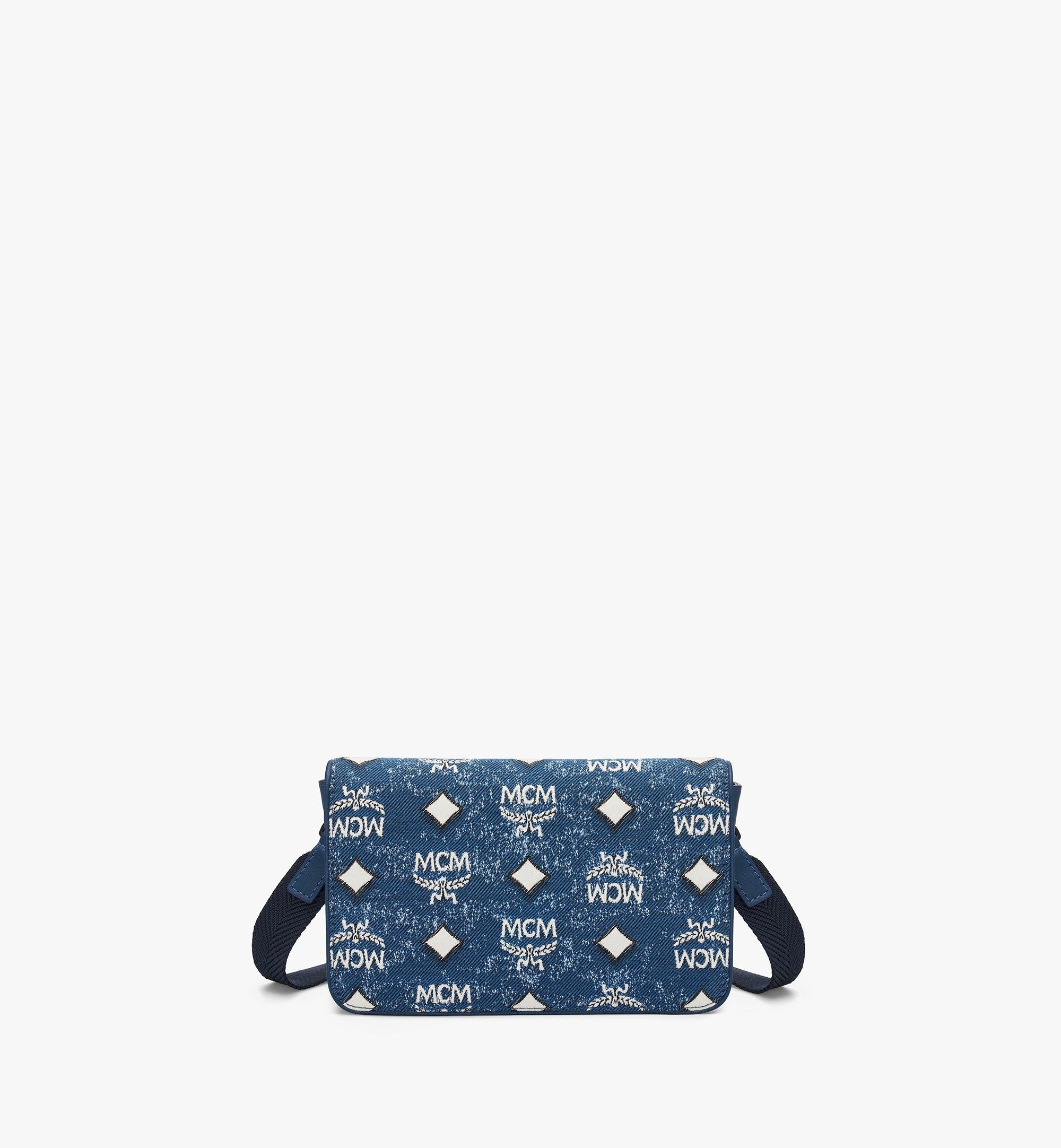 Aren Camera Bag in Vintage Denim Jacquard - 1