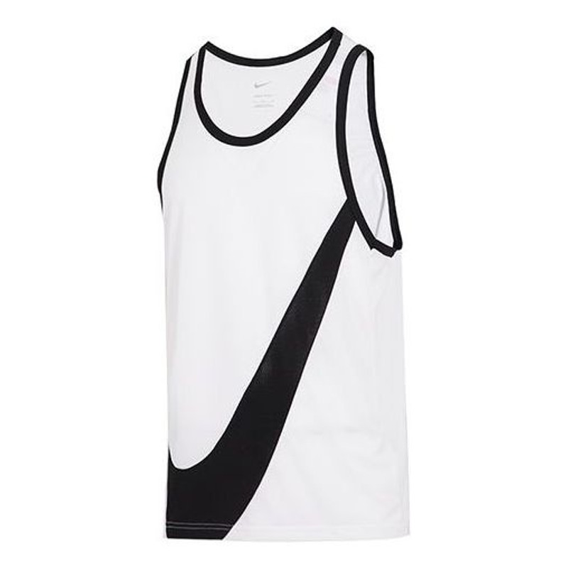 Nike Big Swoosh Training Quick Dry Breathable Sports Vest White DH7133-100 - 1