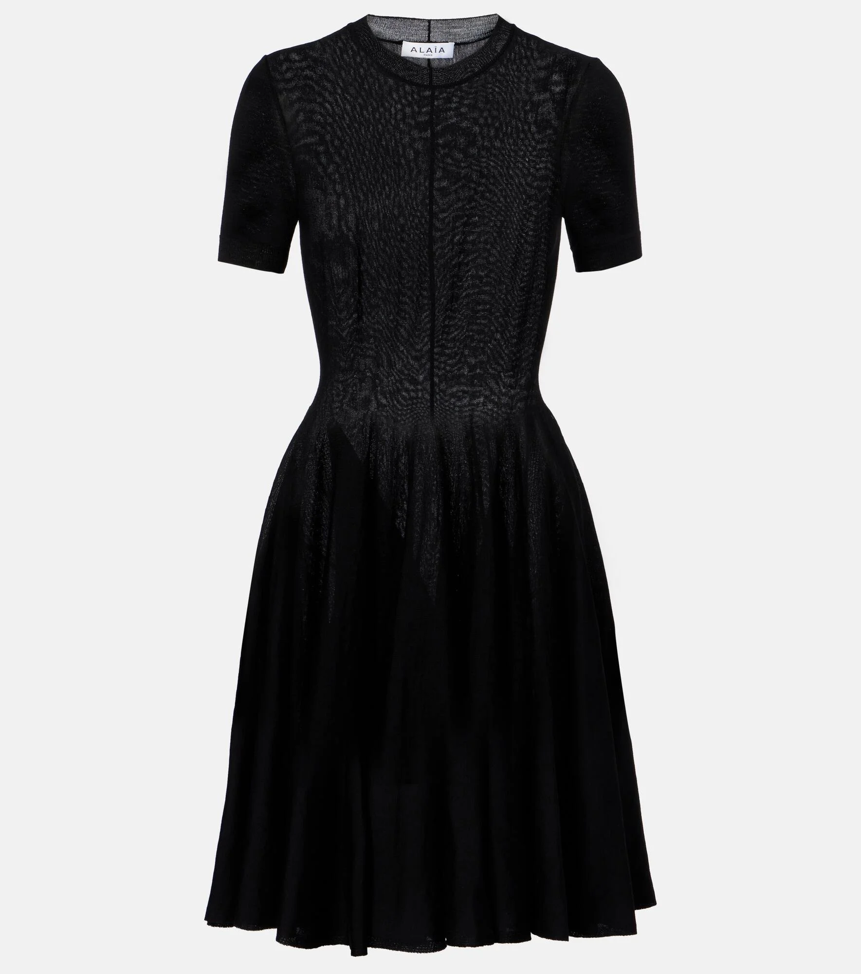 Skater wool minidress - 1