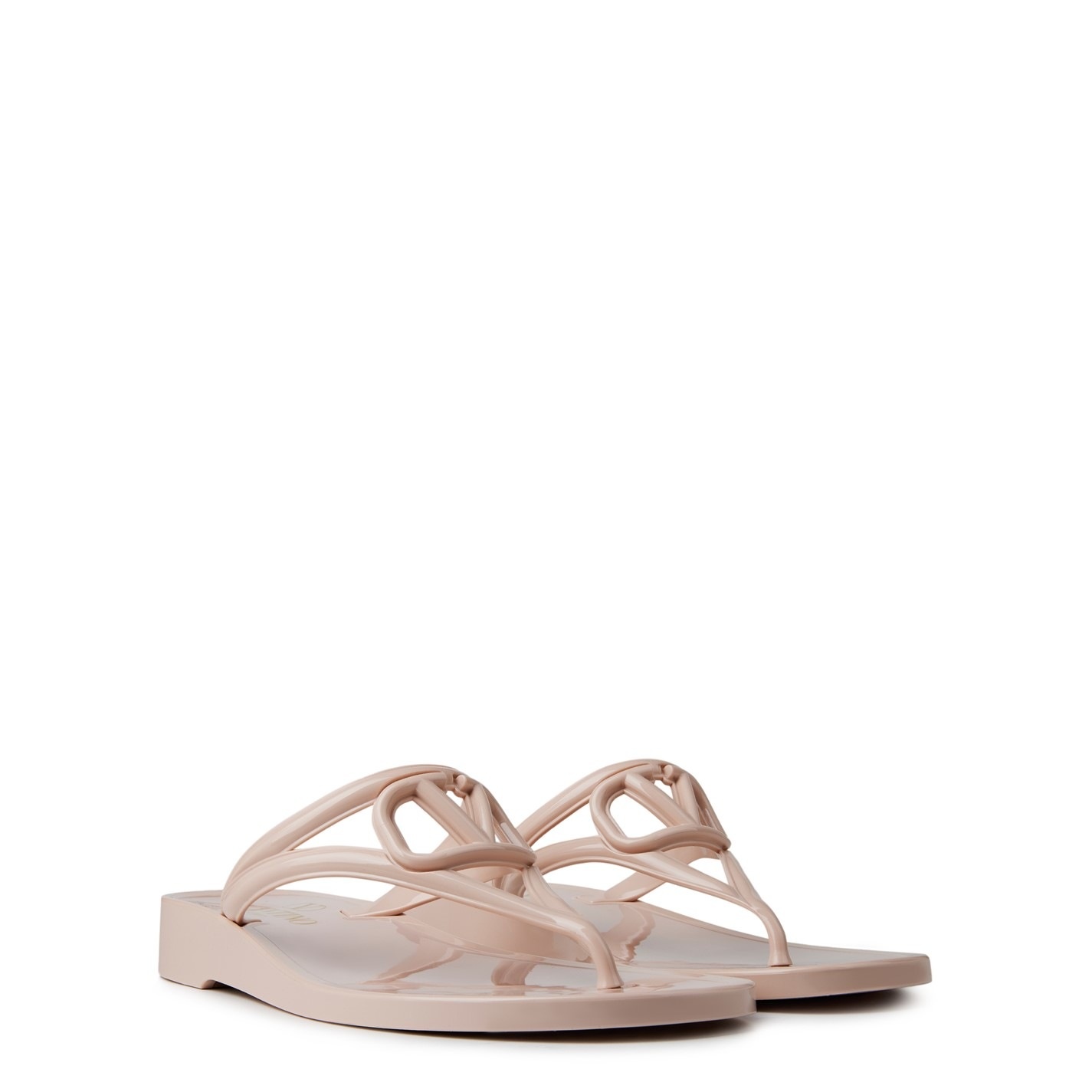 VLOGO CUT-OUT THONG SANDALS - 3