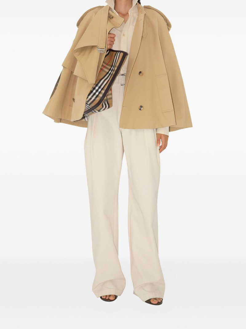 Burberry cotton cape outlook