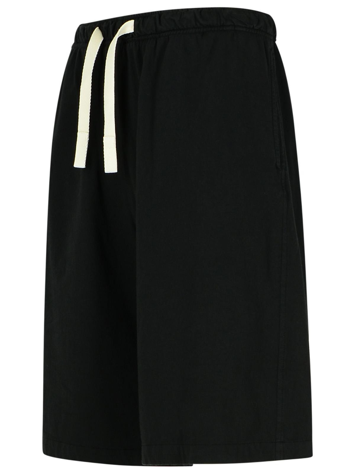 Palm Angels Black Cotton Bermuda Shorts Men - 2