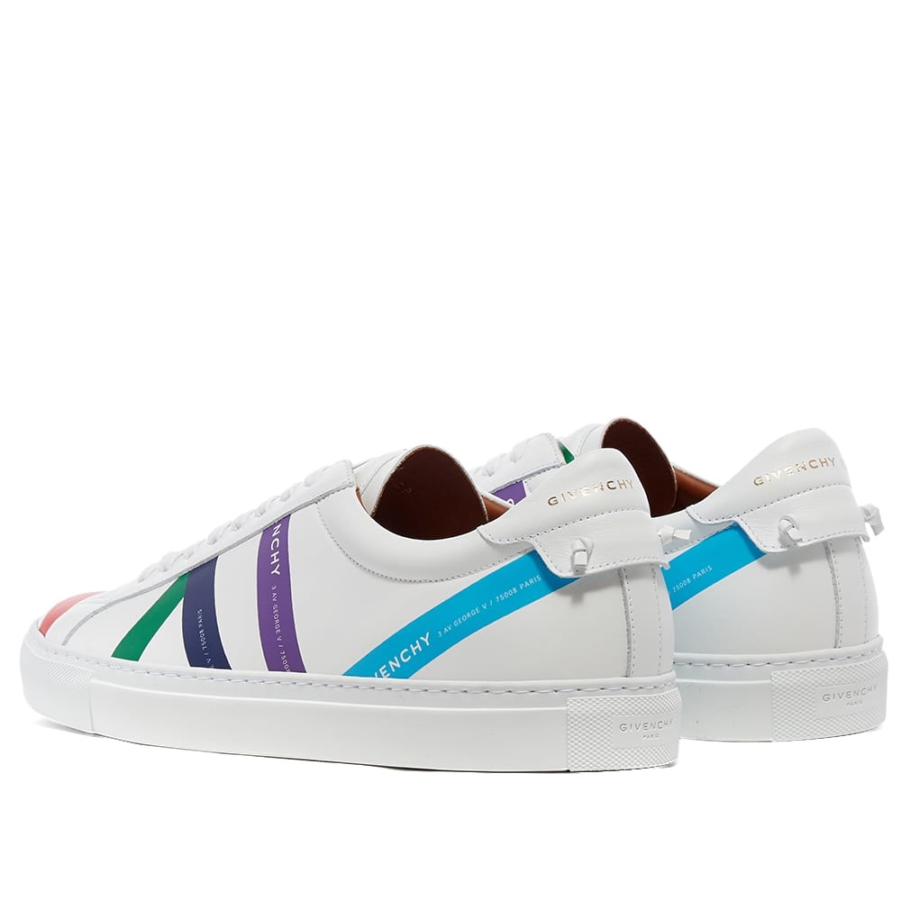 Givenchy Rainbow Tape Logo Urban Street Sneaker - 3