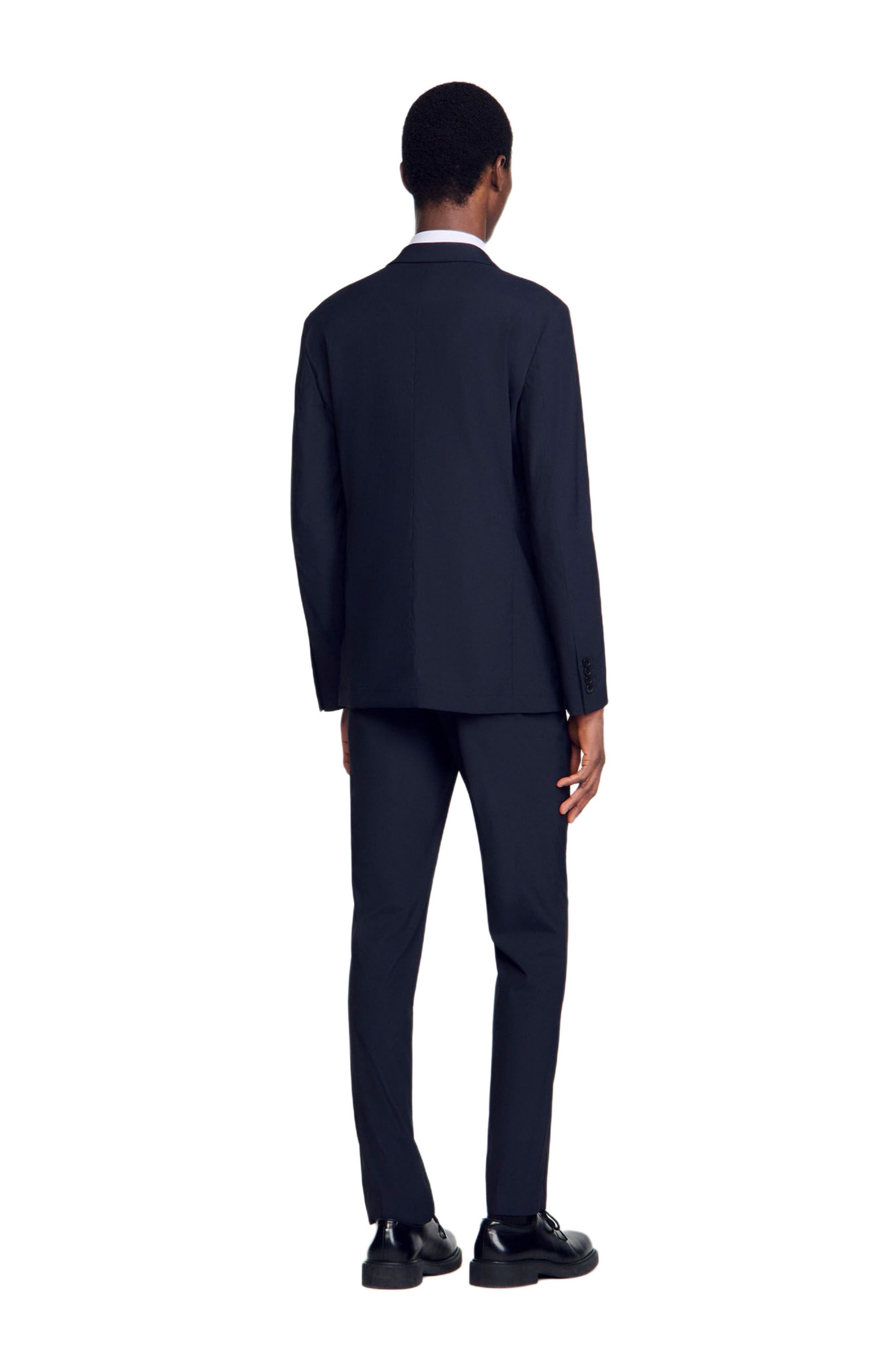 SANDRO Wool suit jacket in Navy Blue at Nordstrom - 2