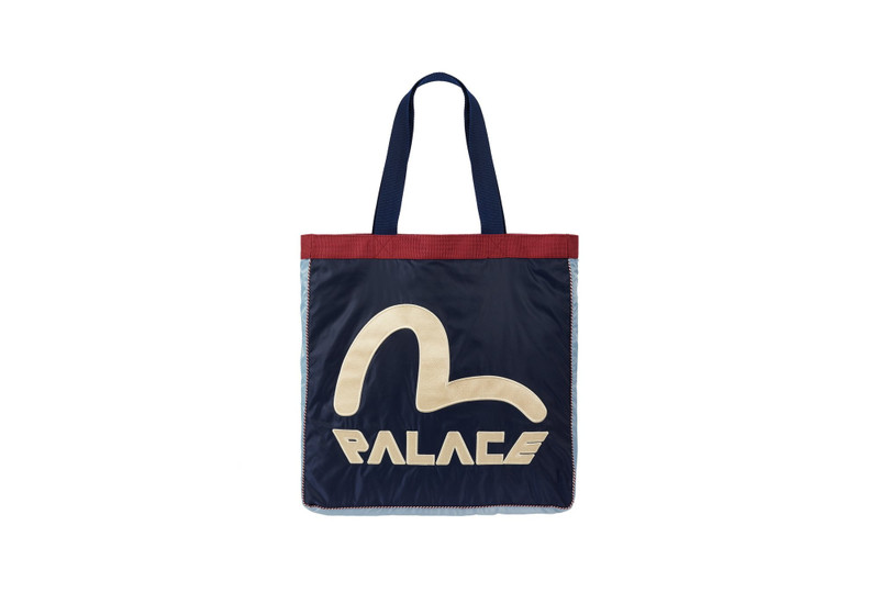 PALACE PALACE EVISU SOUVENIR TOTE BAG DEEP NAVY outlook
