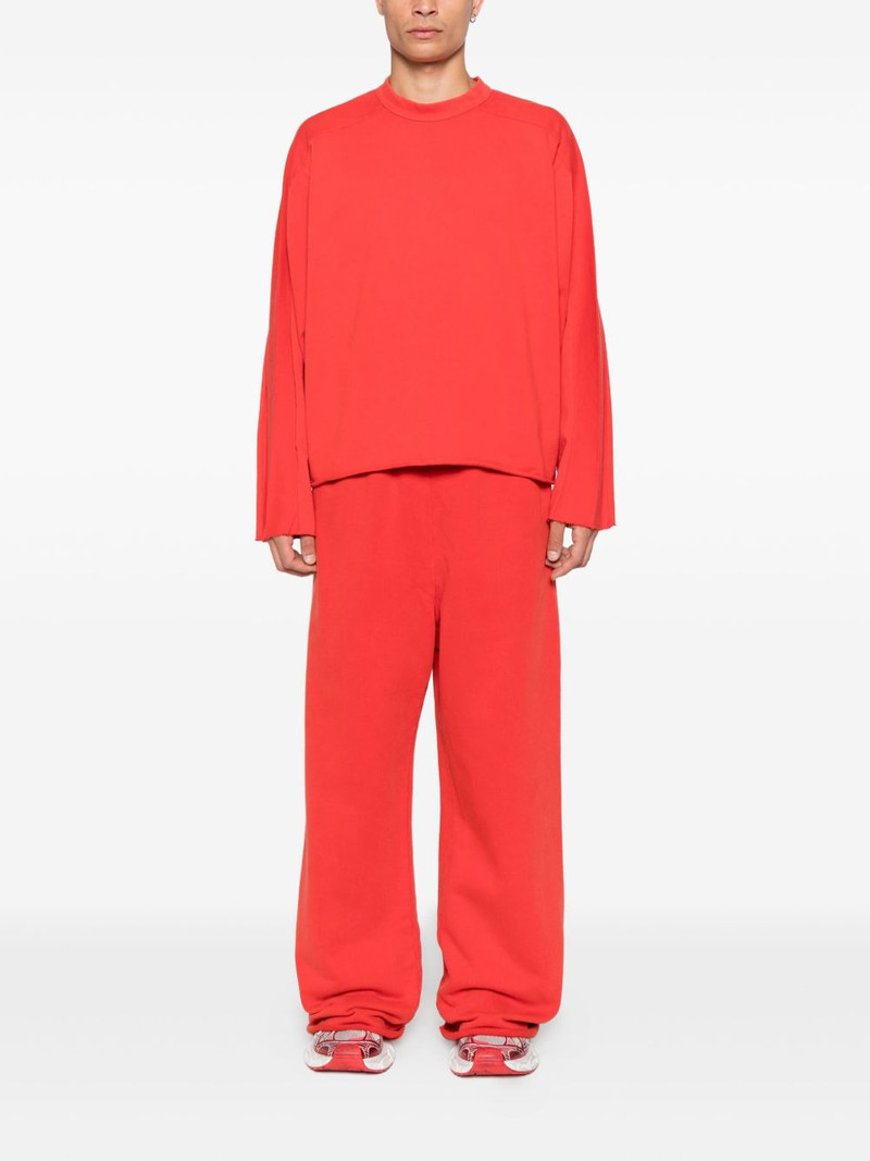 entire studios raw-edge cotton T-shirt outlook