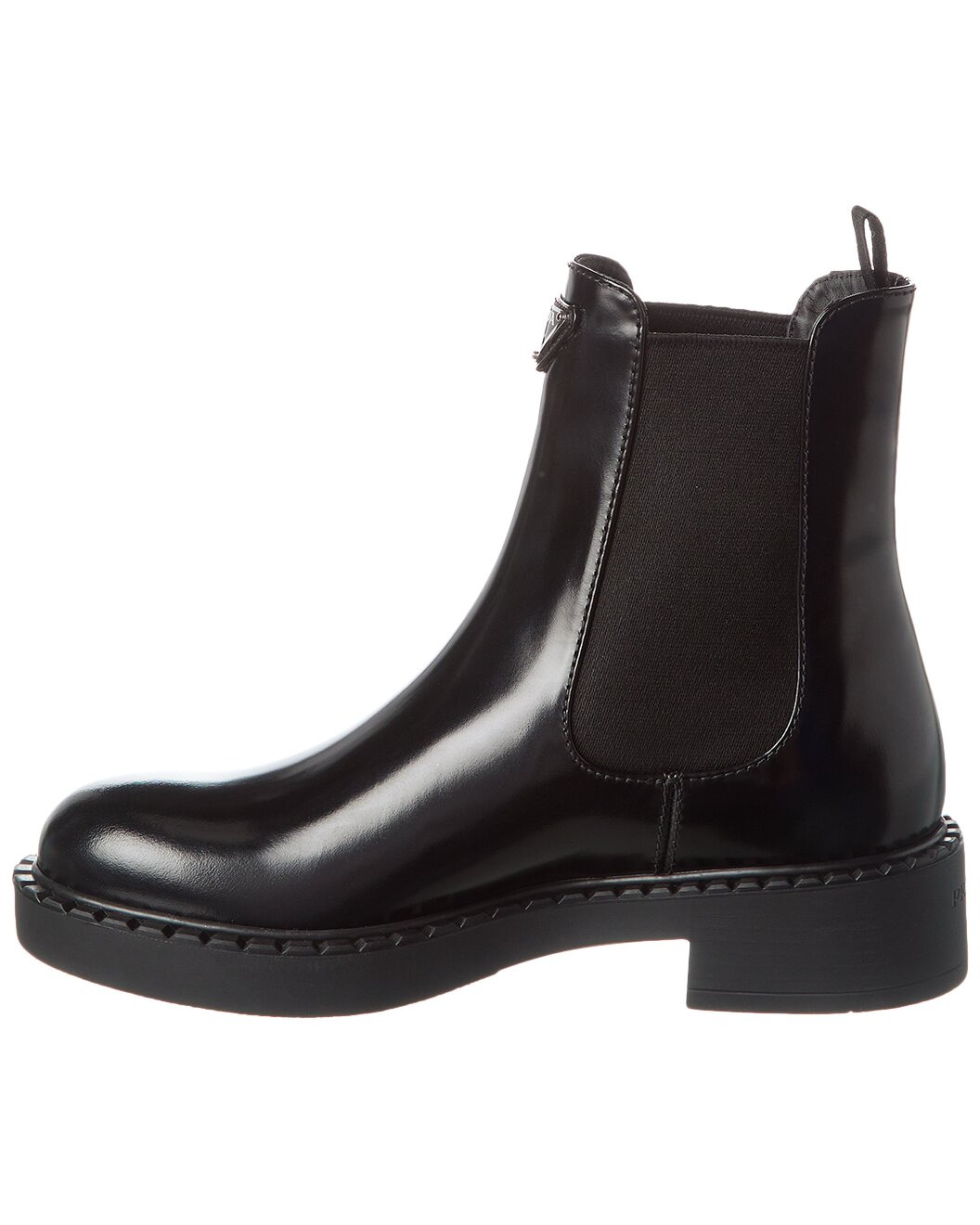 Prada Brushed Leather Chelsea Boot - 2