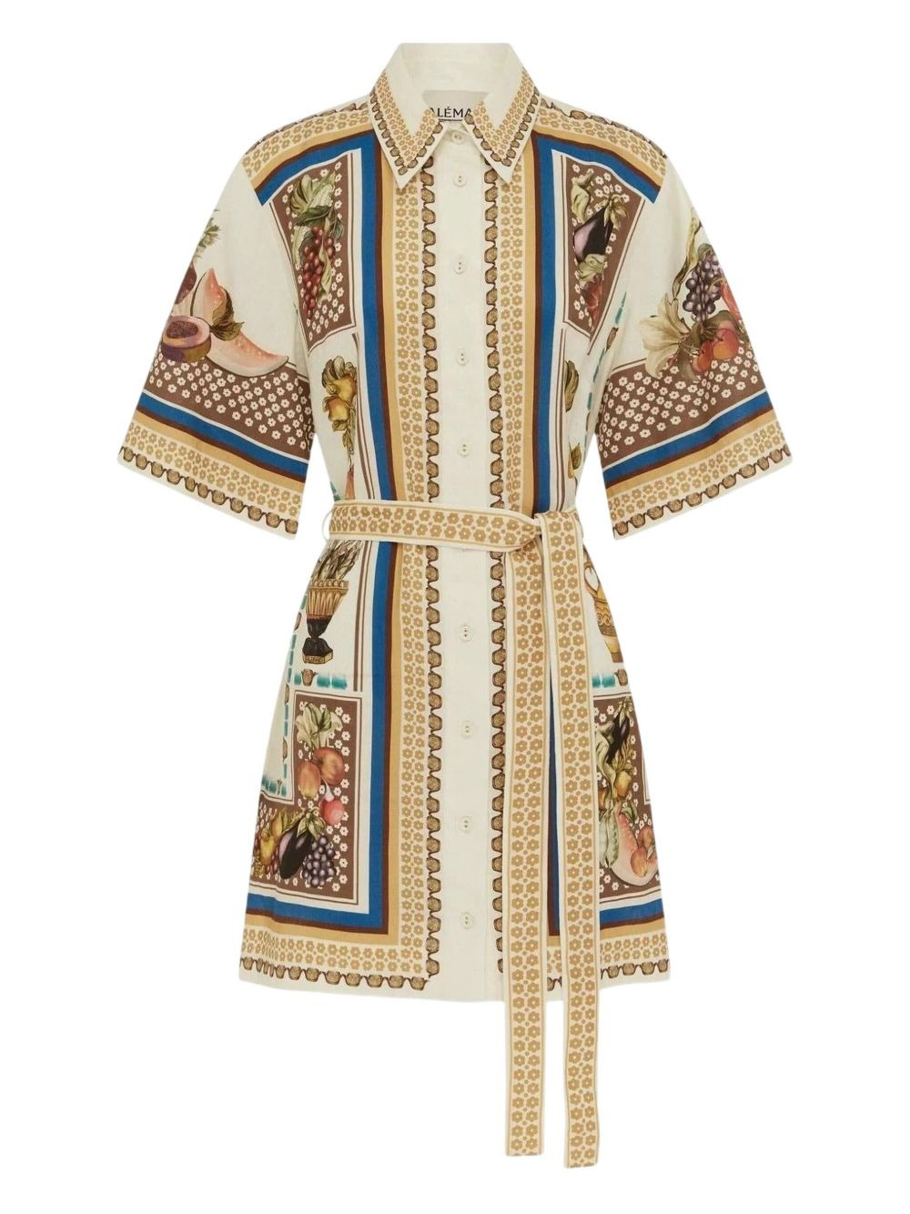 Mercado fruit-print mini dress - 1