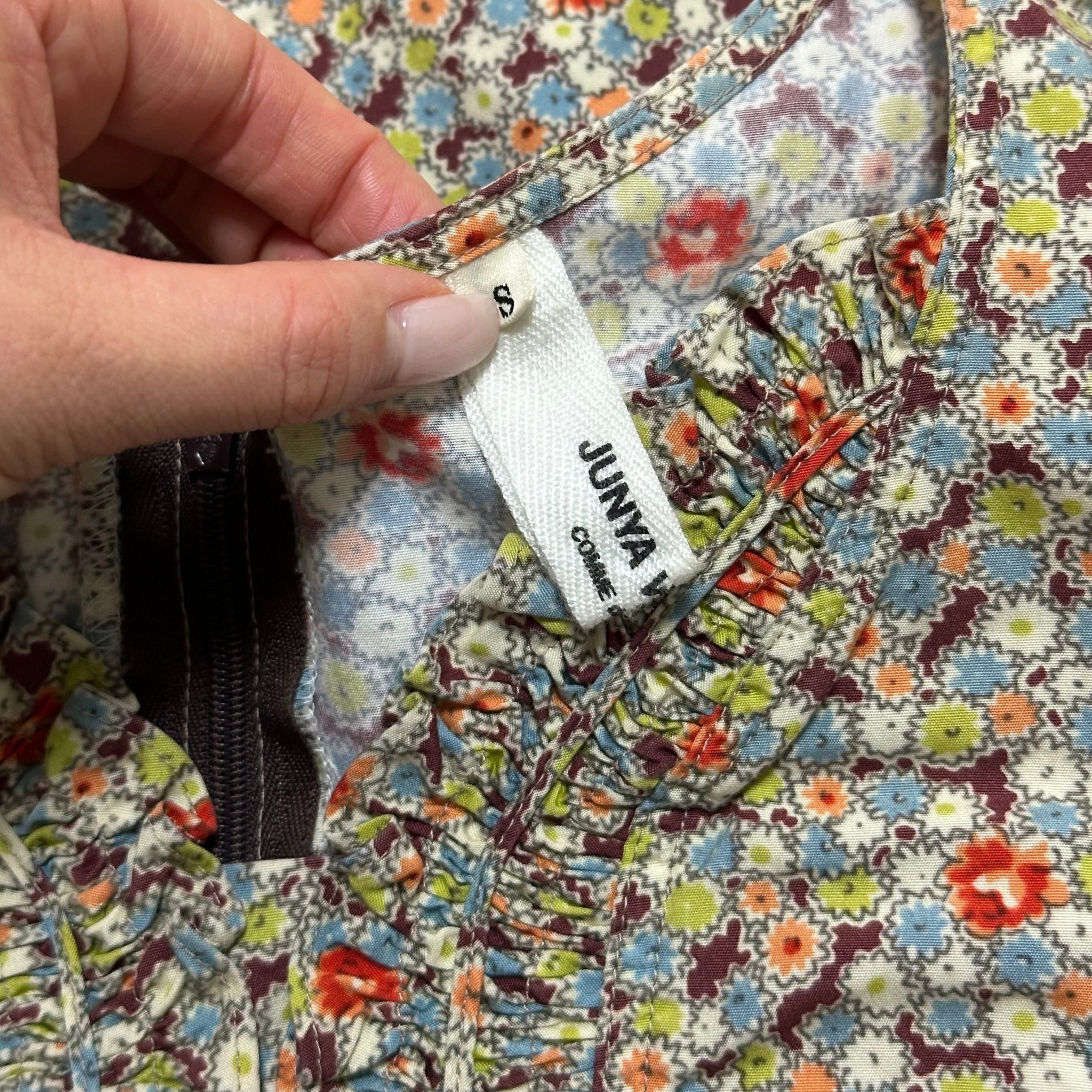 JUNYA WATANABE Spring Summer 2002 Floral Print Blouse - 5