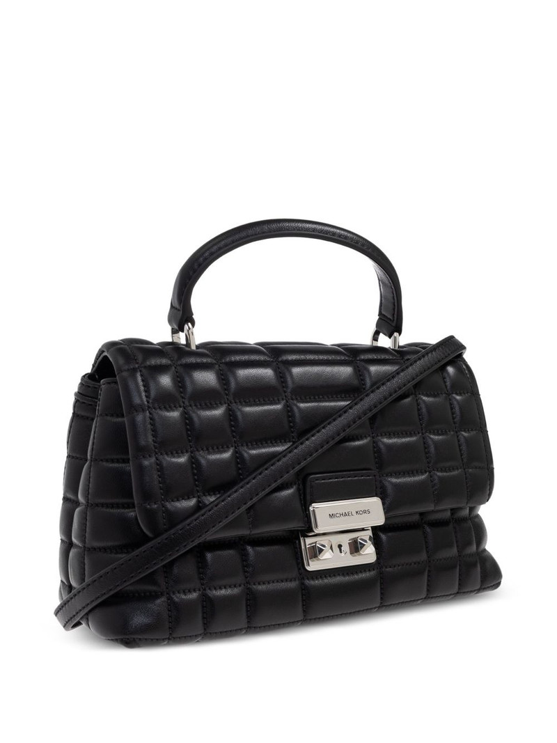 quilted top-handle cross body bag 3