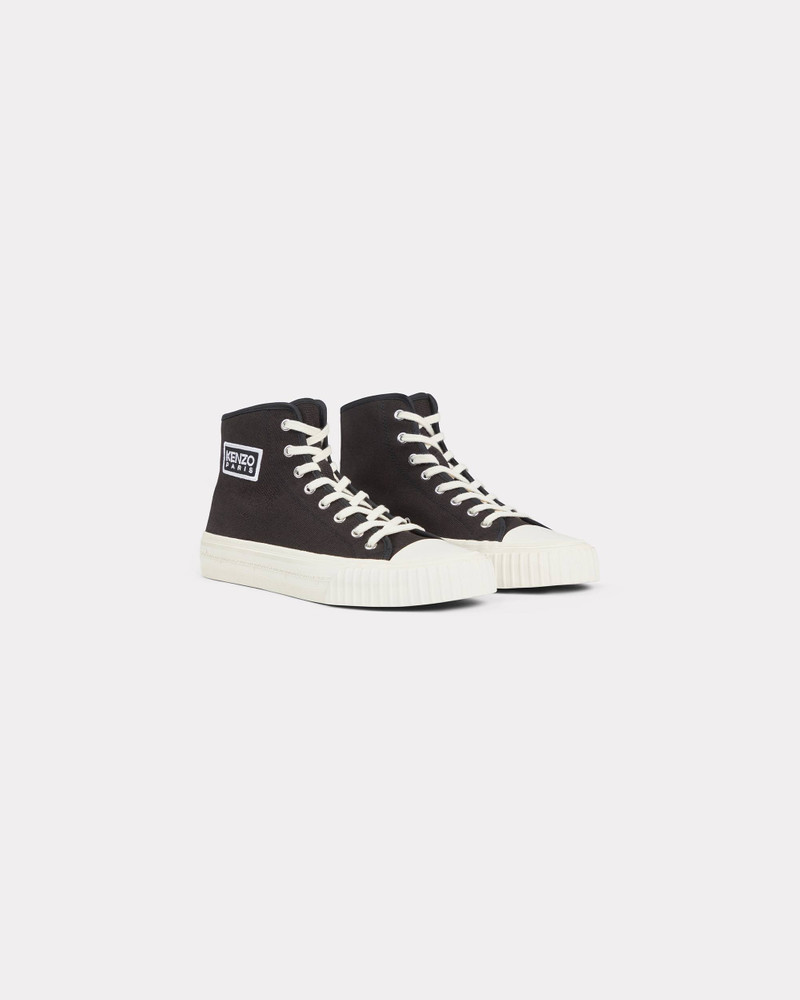 KENZO 'KENZO Foxy' high-top canvas trainers outlook