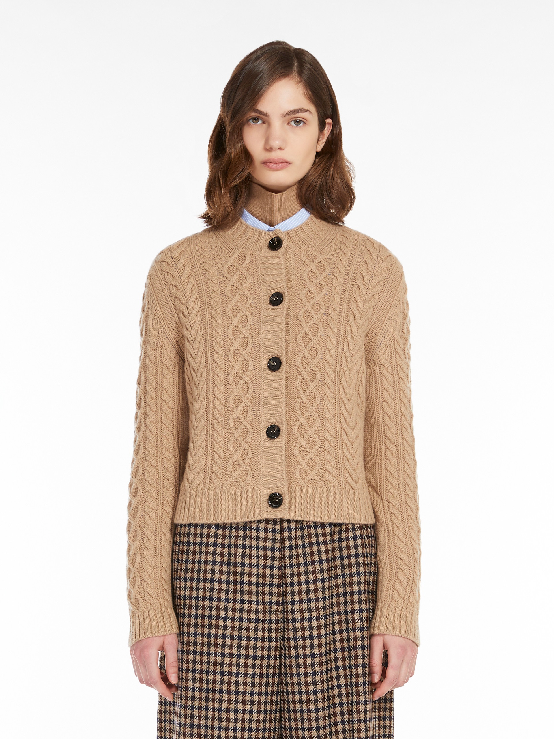 AFOSI Cable-knit wool cardigan - 3