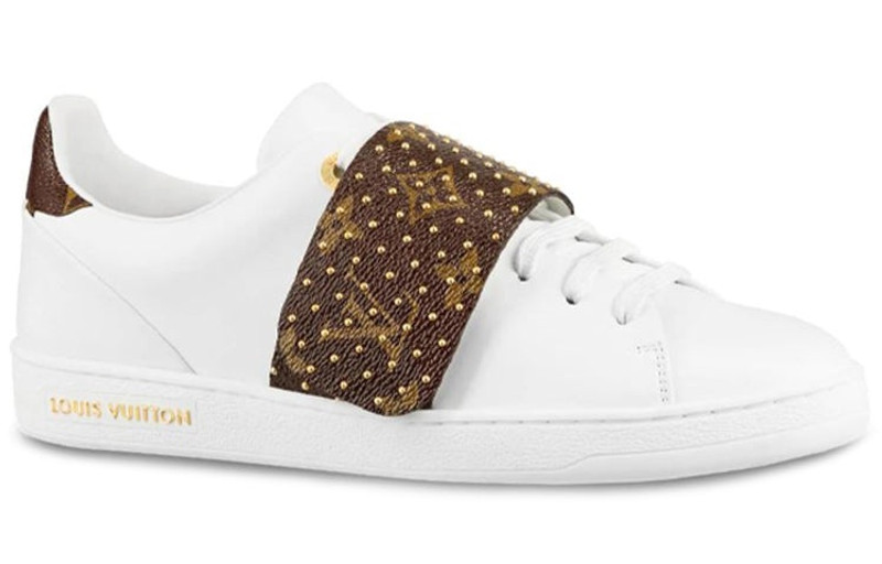 Louis Vuitton (WMNS) LOUIS VUITTON LV Frontrow Sports Shoes White/Brown 1A4G1R outlook
