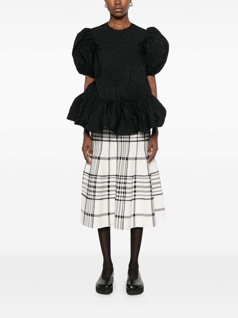 CECILIE BAHNSEN puff-sleeve blouse outlook