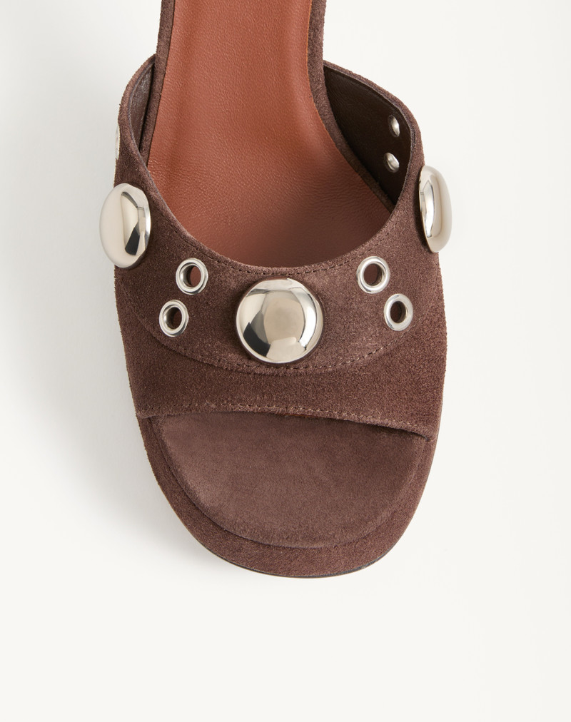 Valentino NELLCÔTE PLATFORM SANDAL IN SPLIT LEATHER 90MM outlook