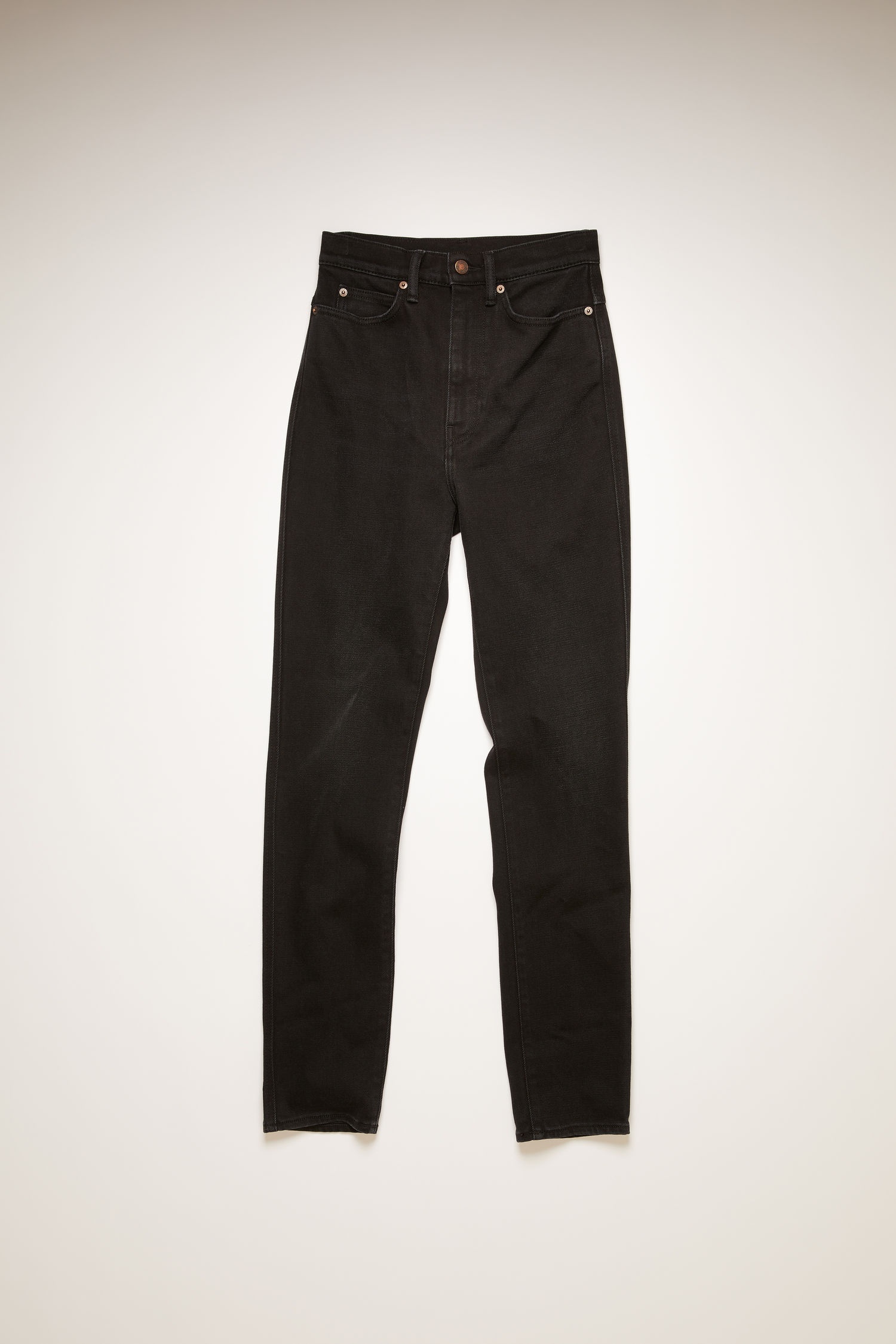 Super high-rise skinny jeans washed black - 5