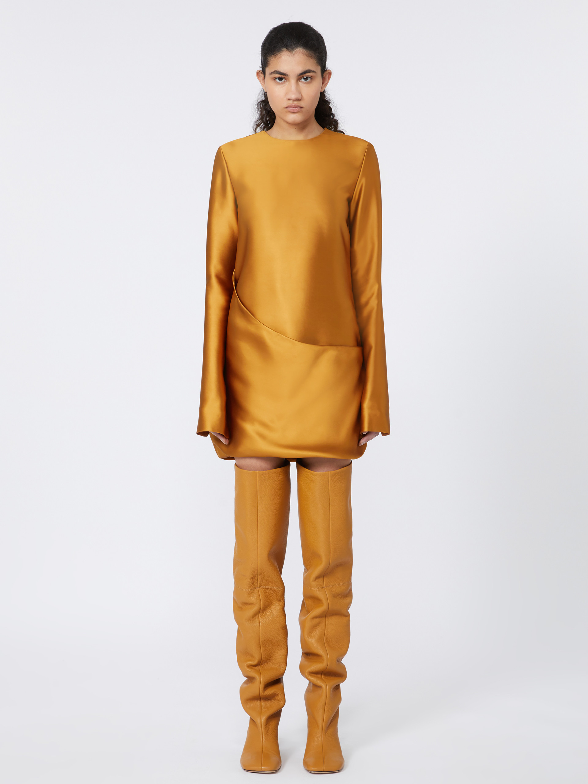 ALFIERE1234 Dress with asymmetric panel - RUNWAY - 3