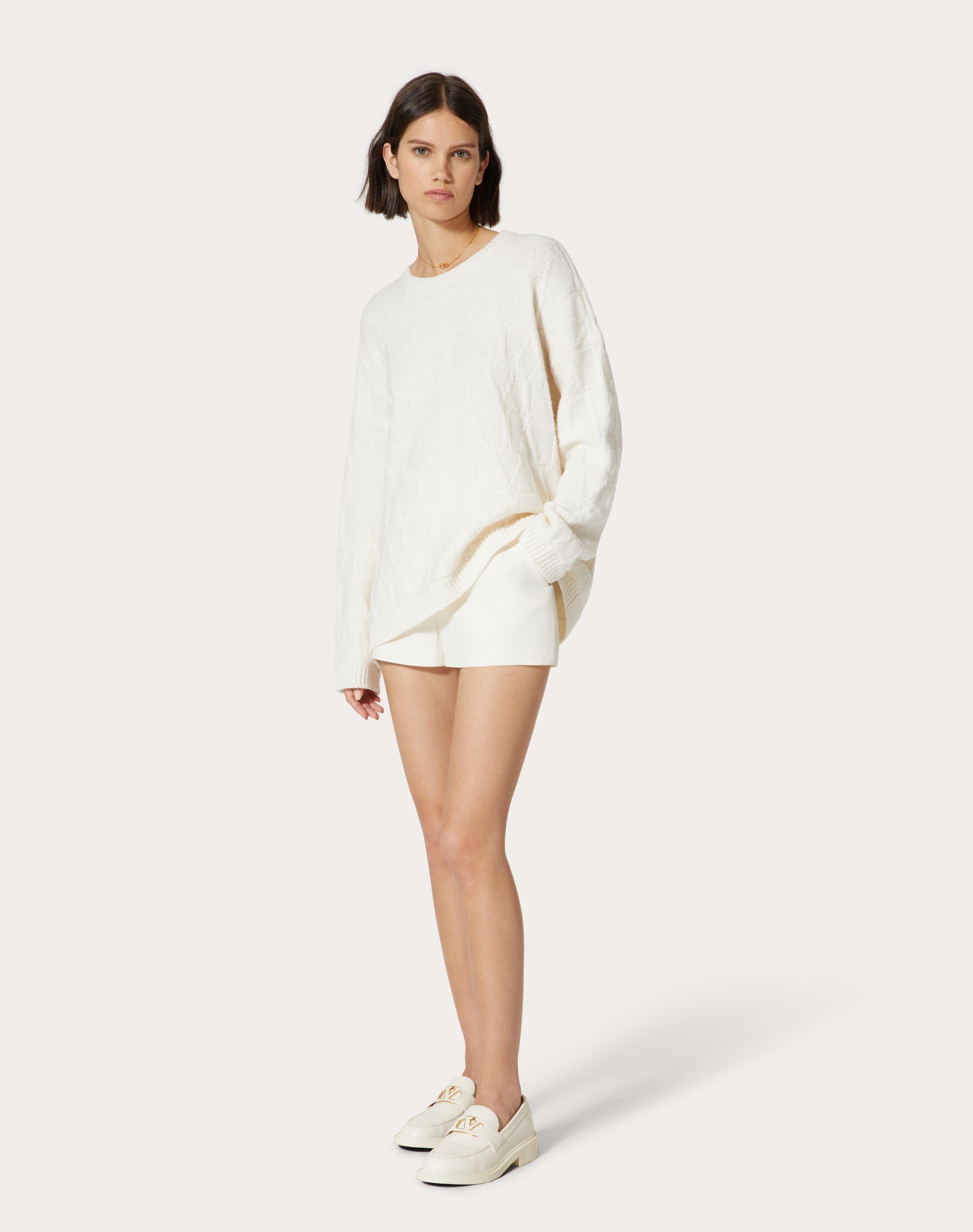 Valentino CREPE COUTURE SHORTS | REVERSIBLE
