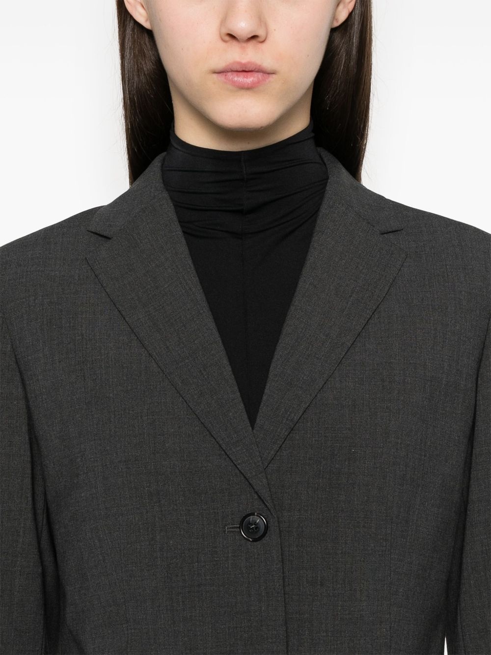 single-breasted blazer - 5