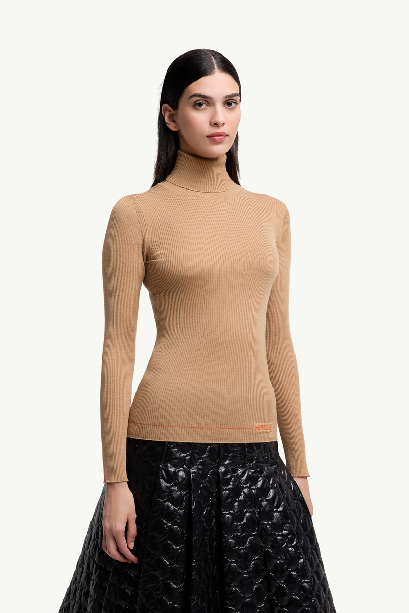 Logo Wool Turtleneck Sweater 3