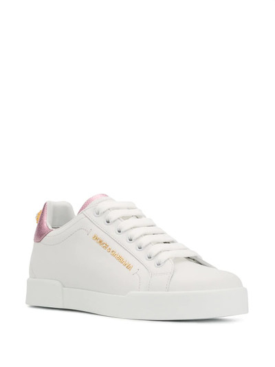 Dolce & Gabbana Portofino faux-pearl sneakers outlook