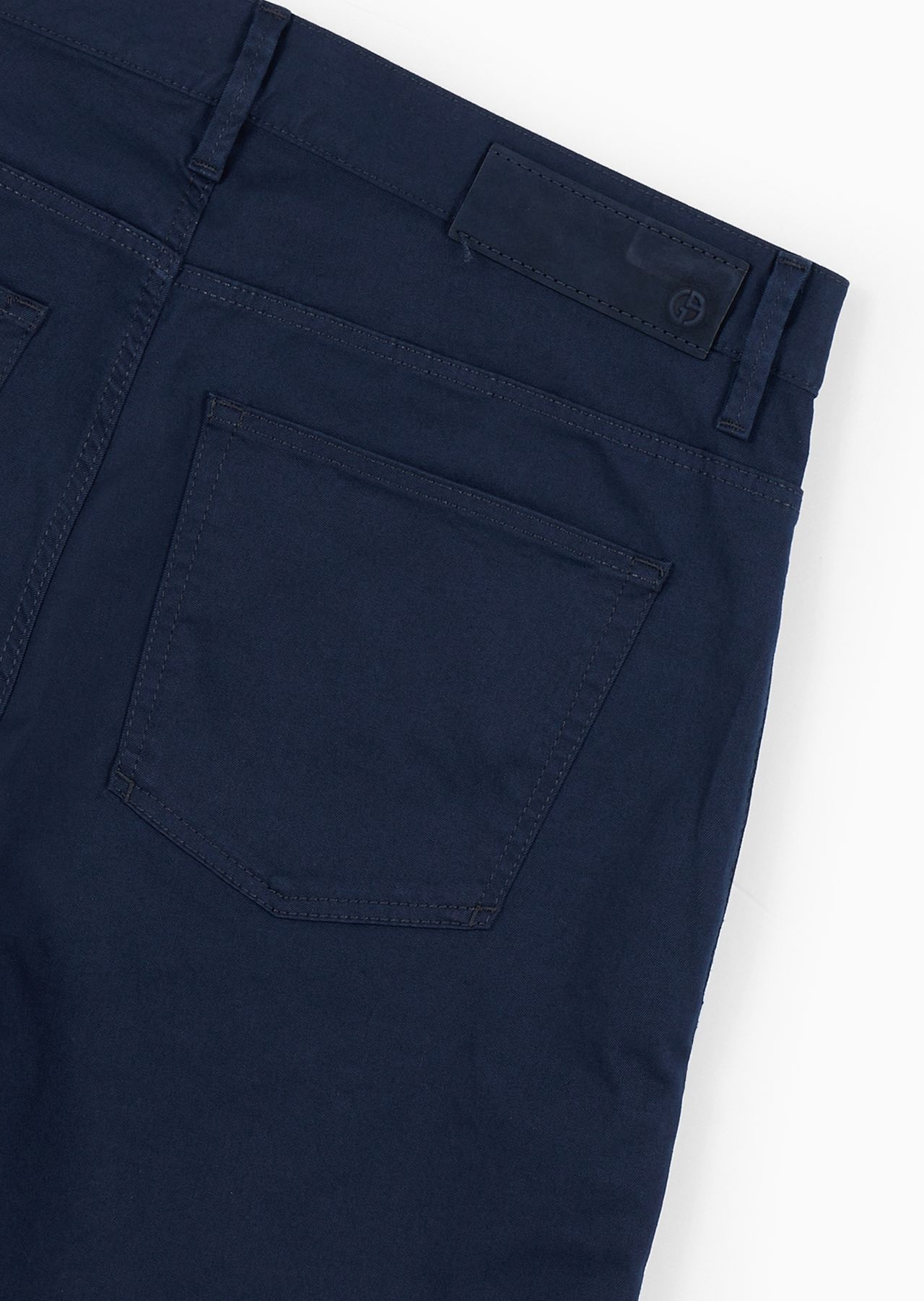 Regular-fit, five-pocket trousers in stretch cotton - 6