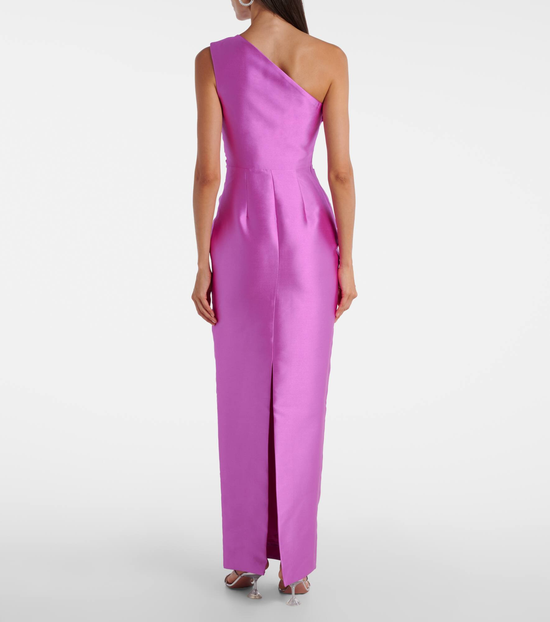 Kira draped satin gown - 3