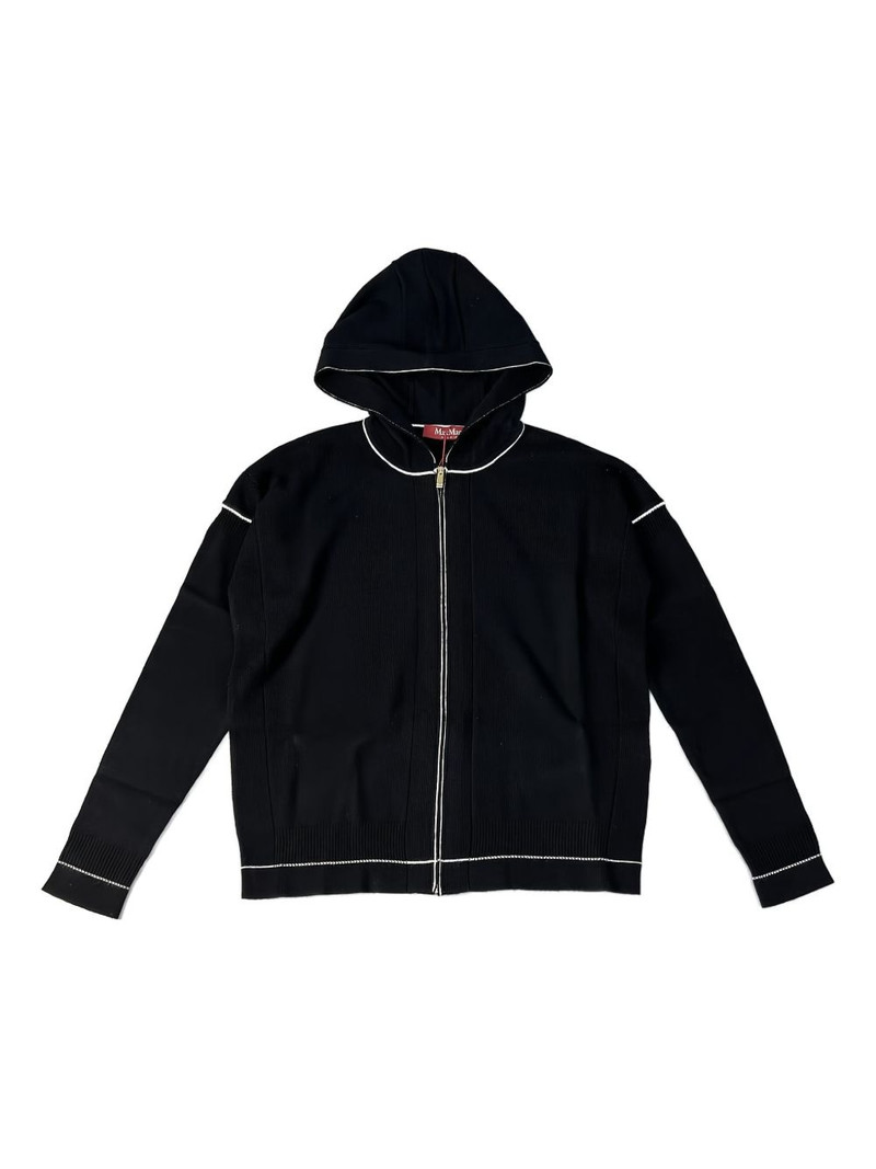hooded cardigan 1