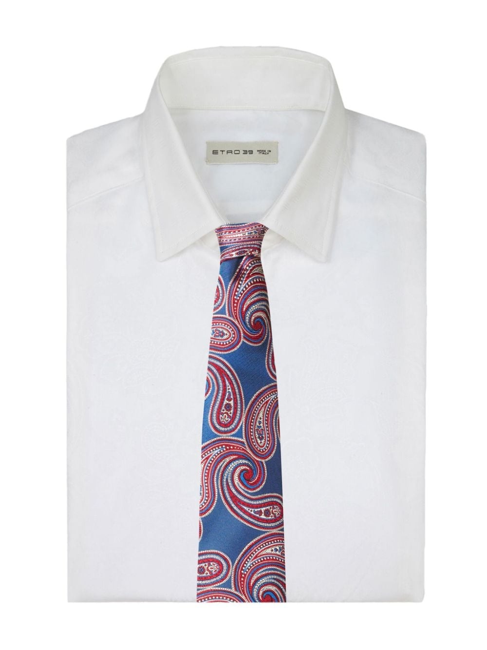 paisley-jacquard silk tie - 3