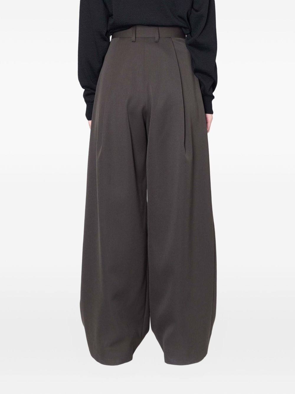 pleated plazzo pants - 2