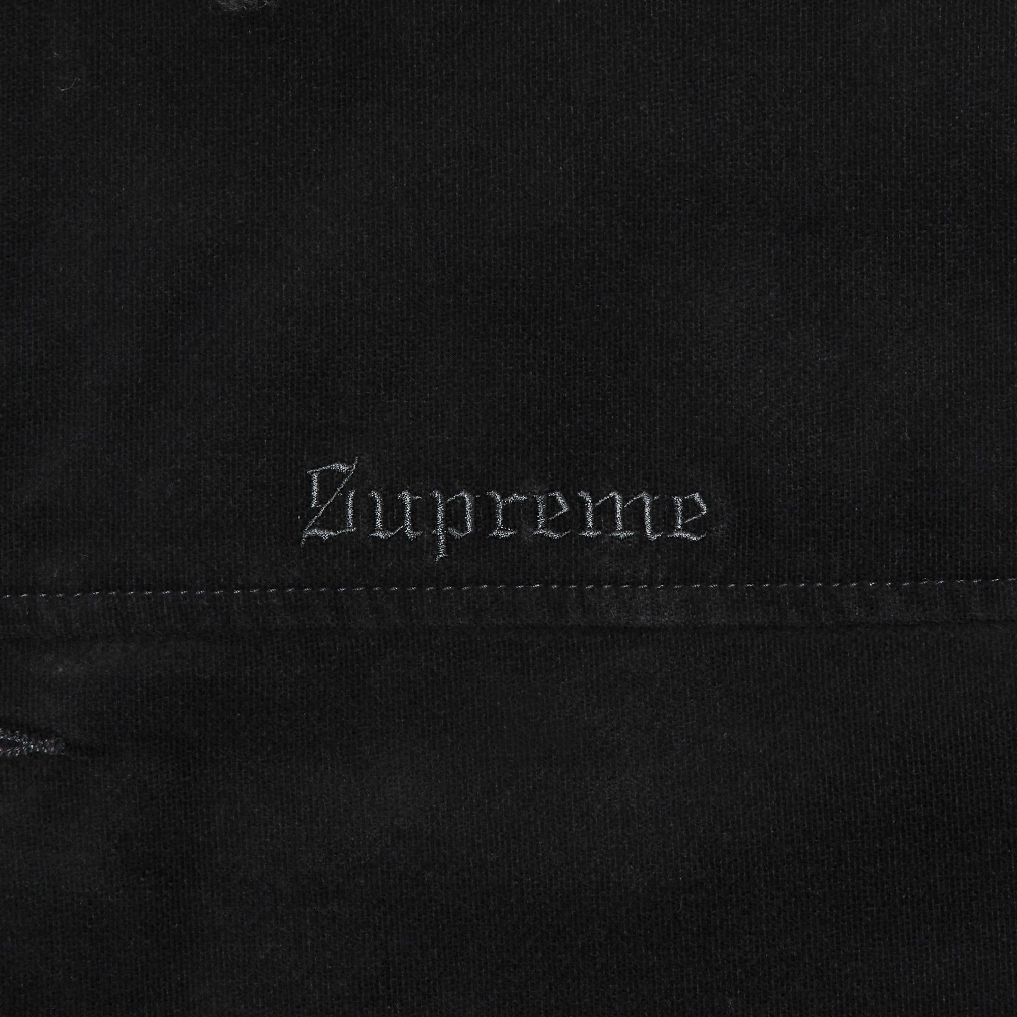 Supreme Kindermann Uncut Corduroy Car Coat 'Black' - 3