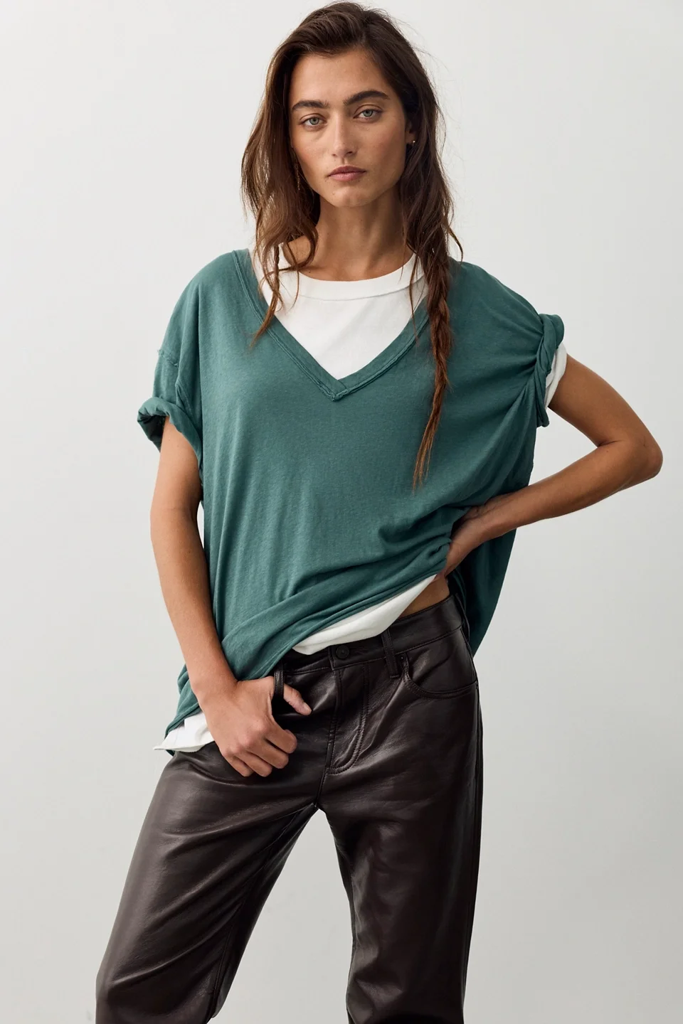 We The Free Nina V-Neck Tee - 1